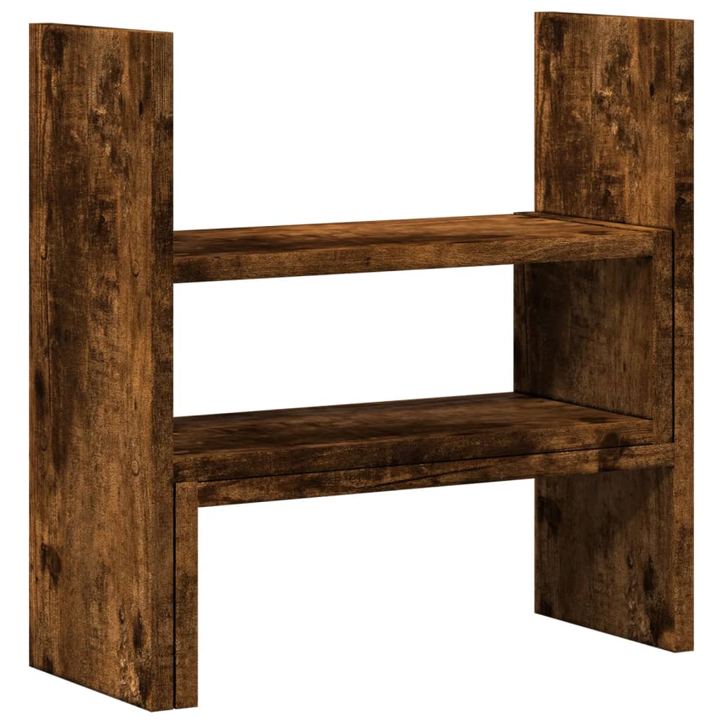 Vidaxl bureau-organizer 40x17x41 cm bewerkt hout gerookt eikenkleur