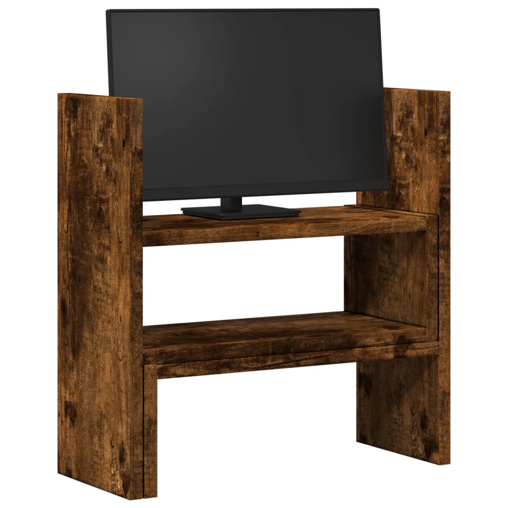 Vidaxl bureau-organizer 40x17x41 cm bewerkt hout gerookt eikenkleur