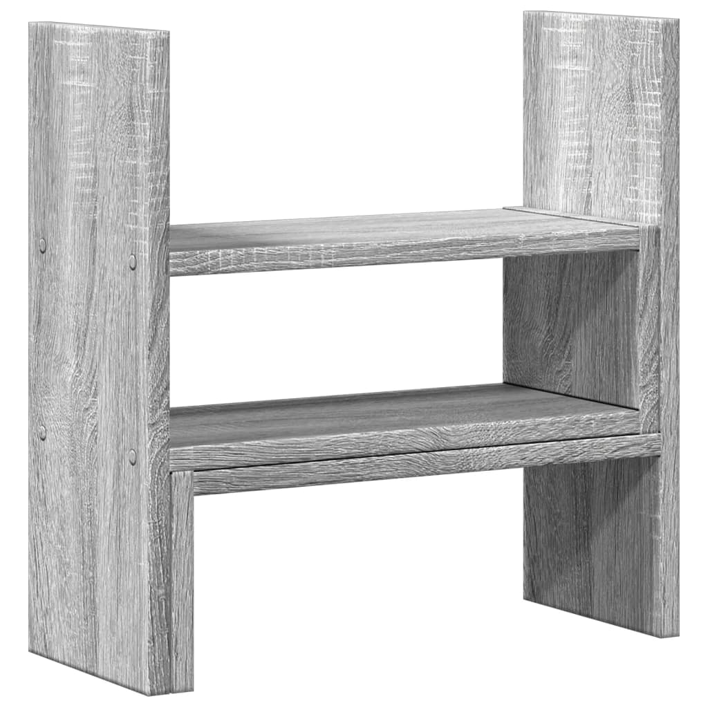 Vidaxl bureau-organizer 40x17x41 cm bewerkt hout grijs sonoma eiken