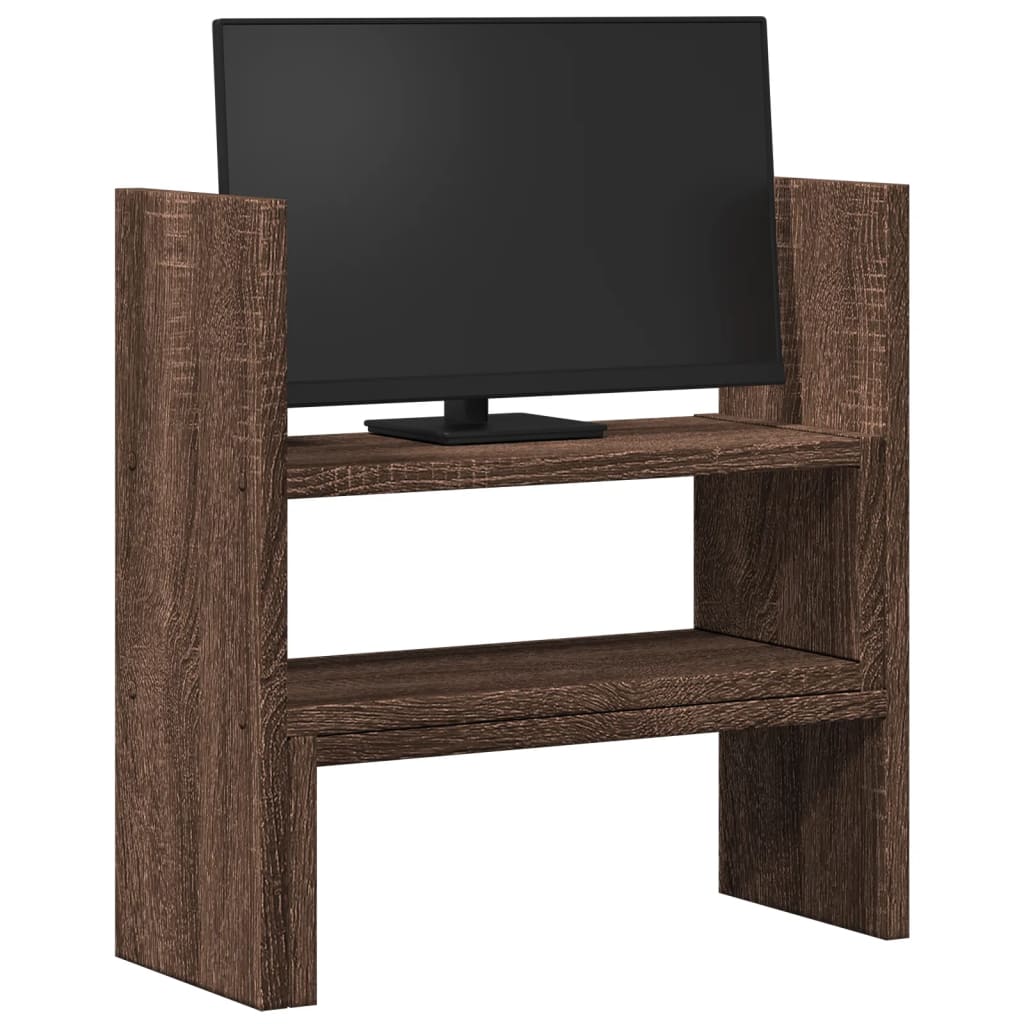 Vidaxl bureau-organizer 40x17x41 cm bewerkt hout bruin eikenkleurig