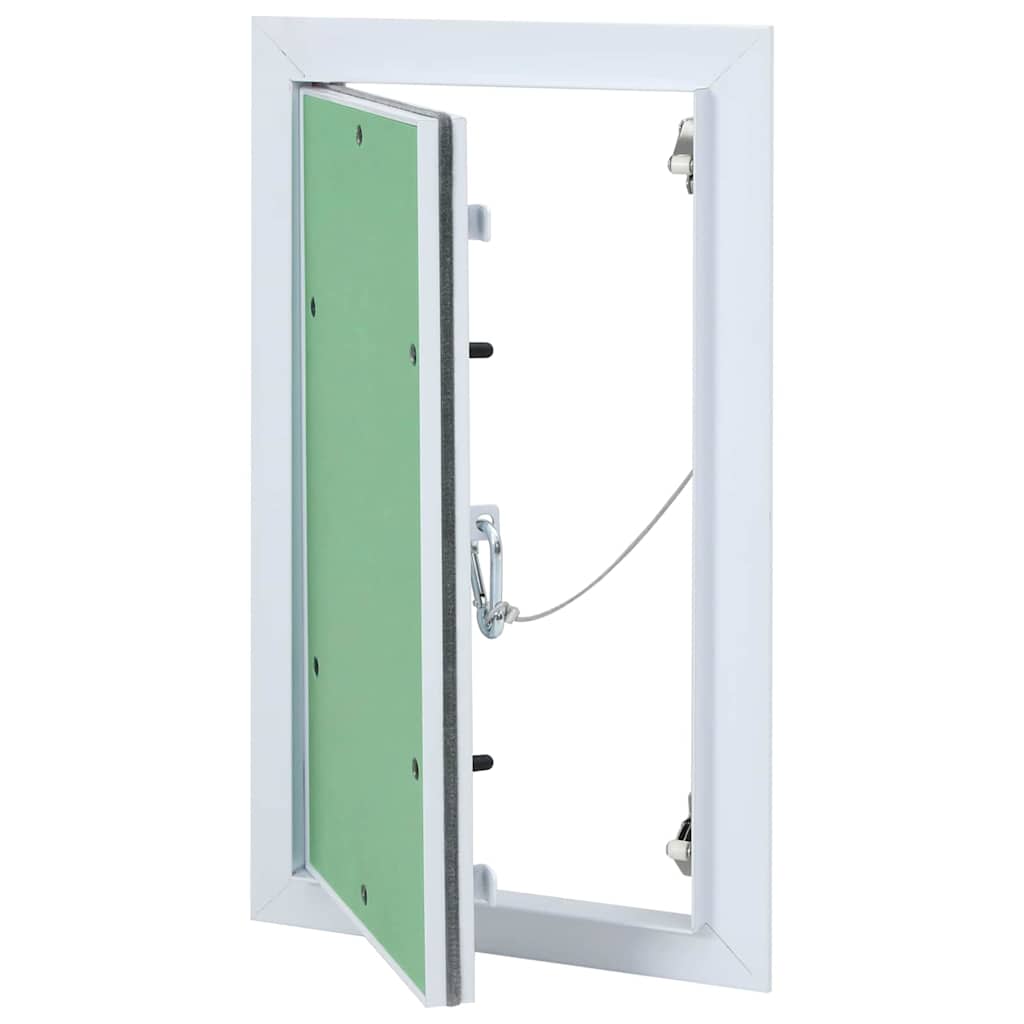 Vidaxl toegangs paneel groen en zilver 25 x 45 cm