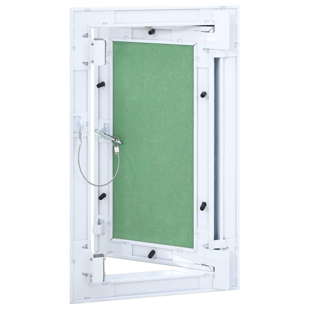 Vidaxl toegangs paneel groen en zilver 25 x 45 cm