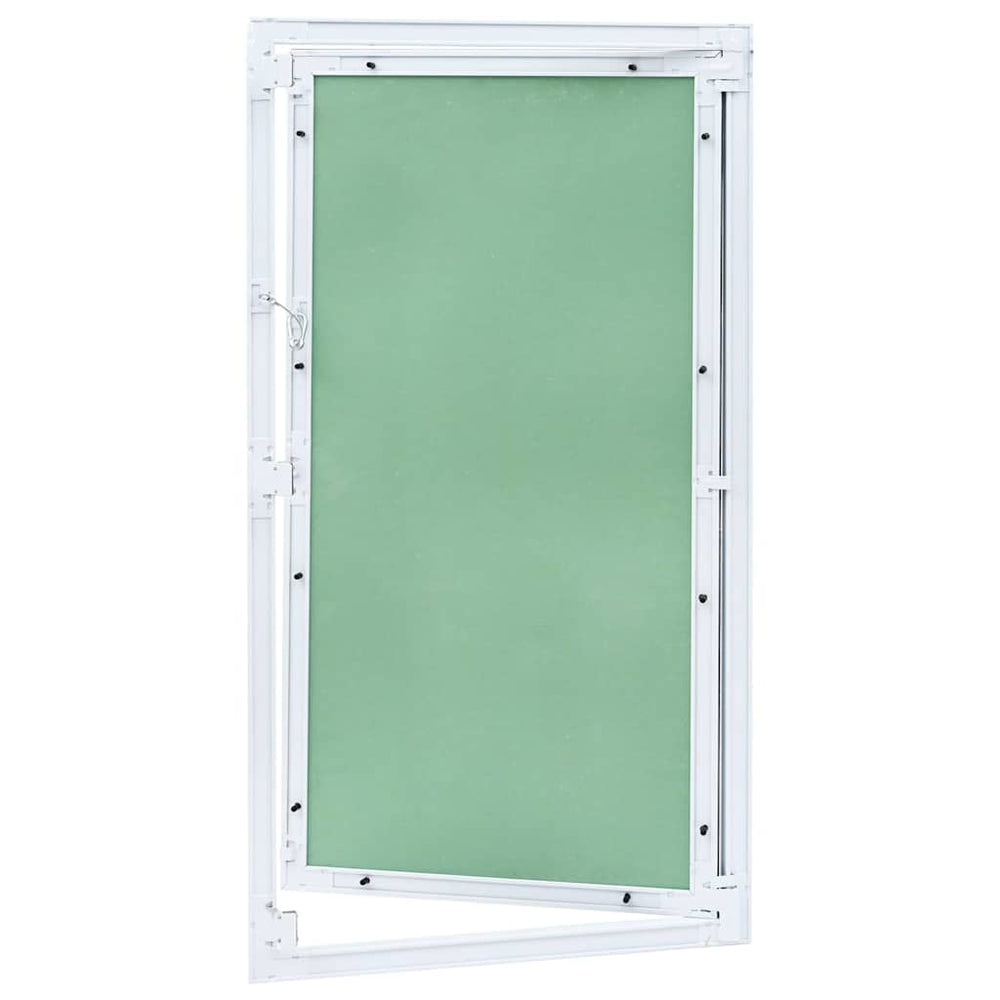 Vidaxl toegangs paneel groen en zilver 45 x 85 cm