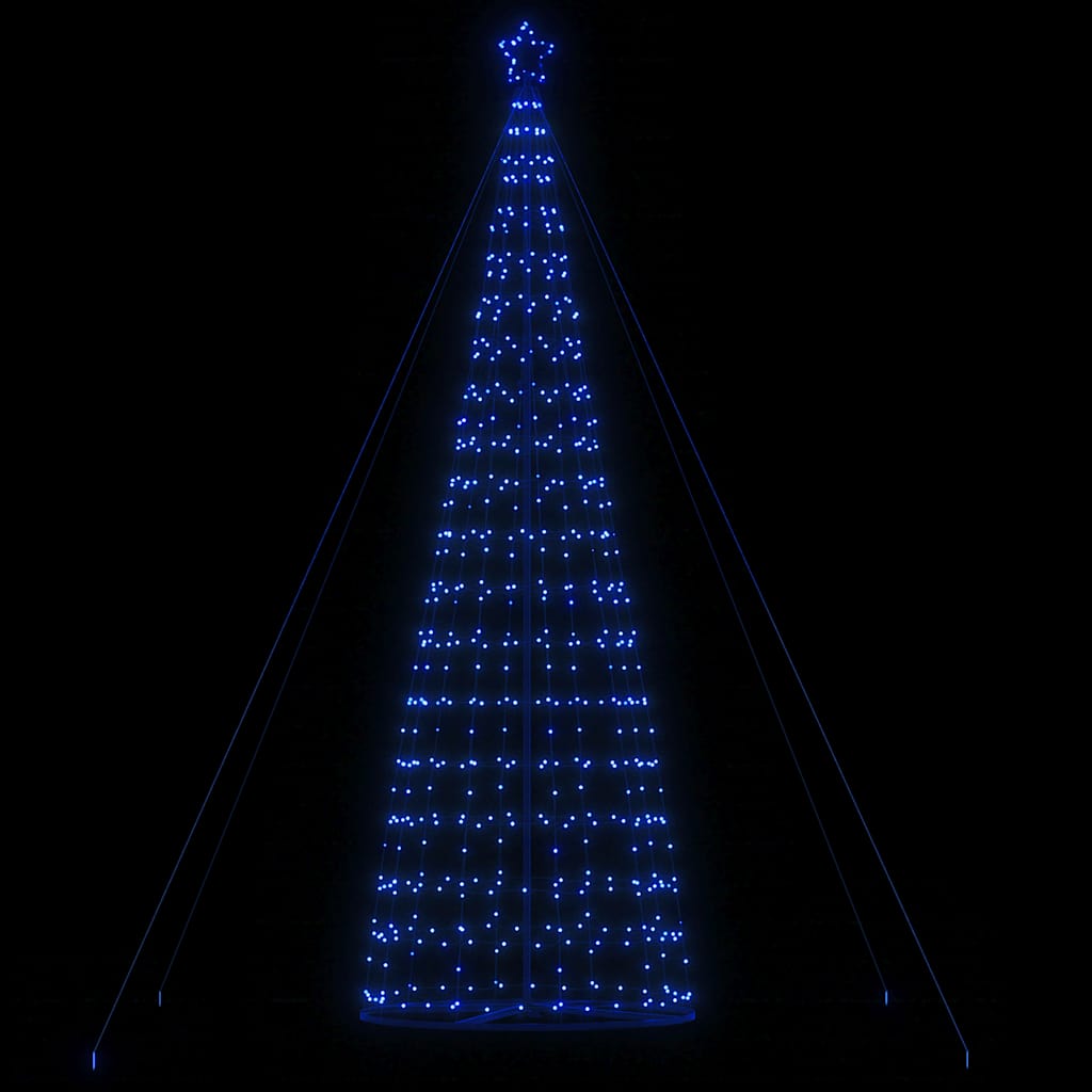 Vidaxl led-kerstboom 1534 leds 500 cm blauw