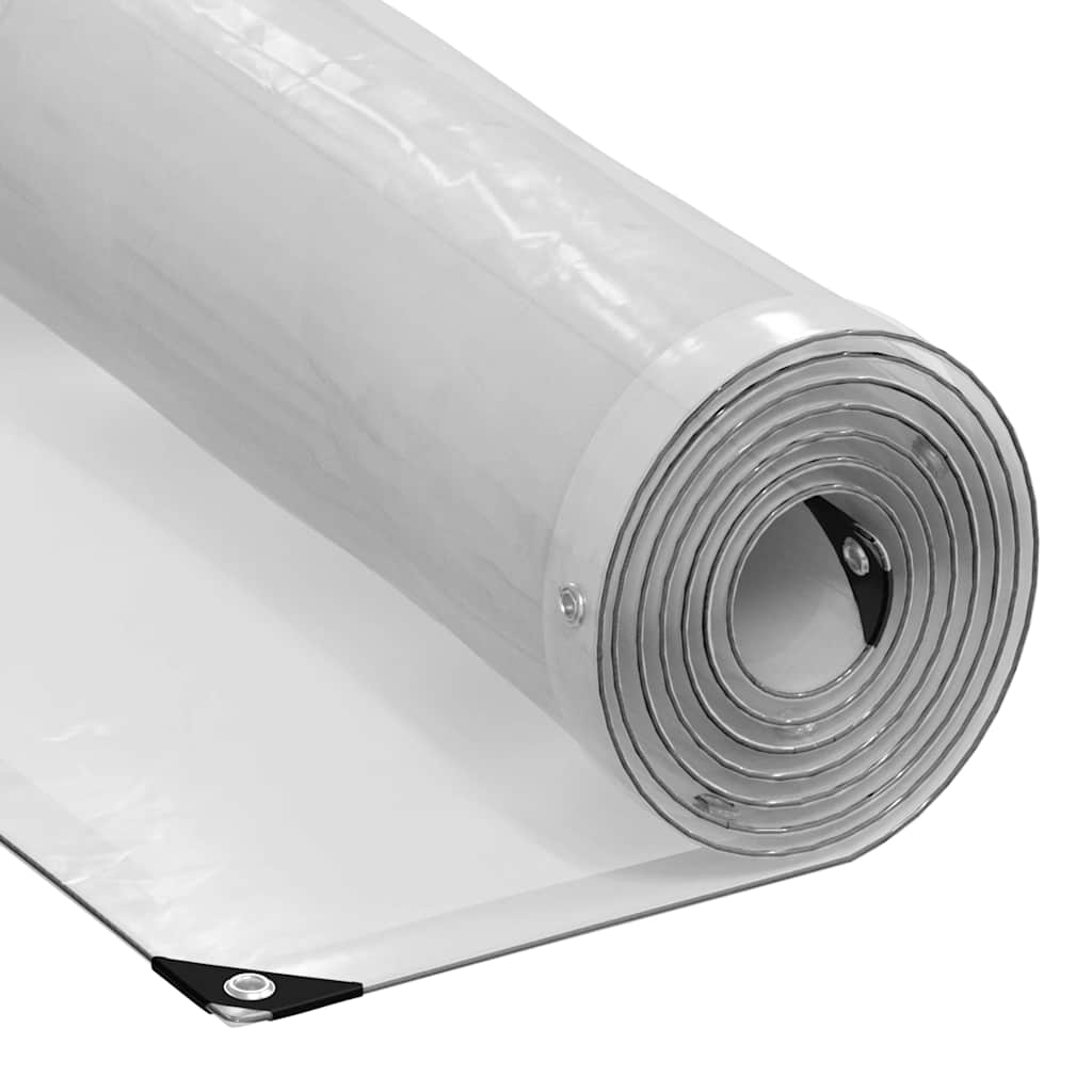 Vidaxl plantenafdekking met zeilringen 2x8 m polyethyleen