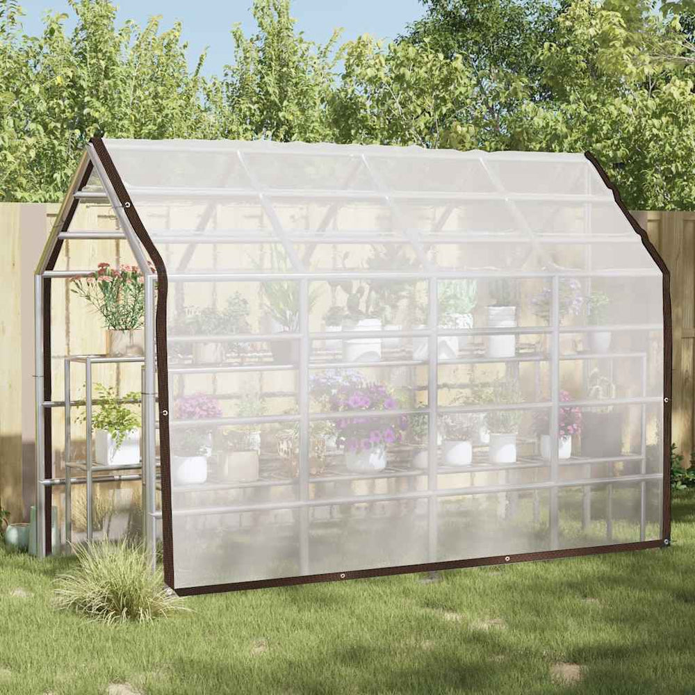 Vidaxl plantenafdekking met zeilringen 3x6 m polyethyleen