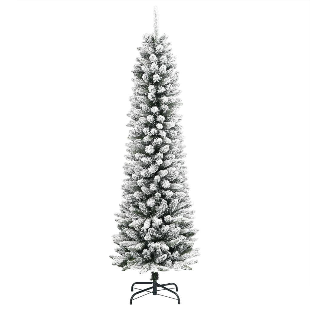 Vidaxl kunstkerstboom met sneeuw klein 120 cm pvc en pe