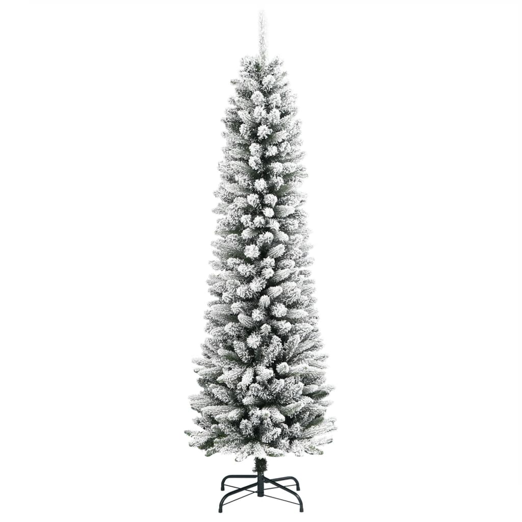 Vidaxl kunstkerstboom met sneeuw klein 180 cm pvc en pe