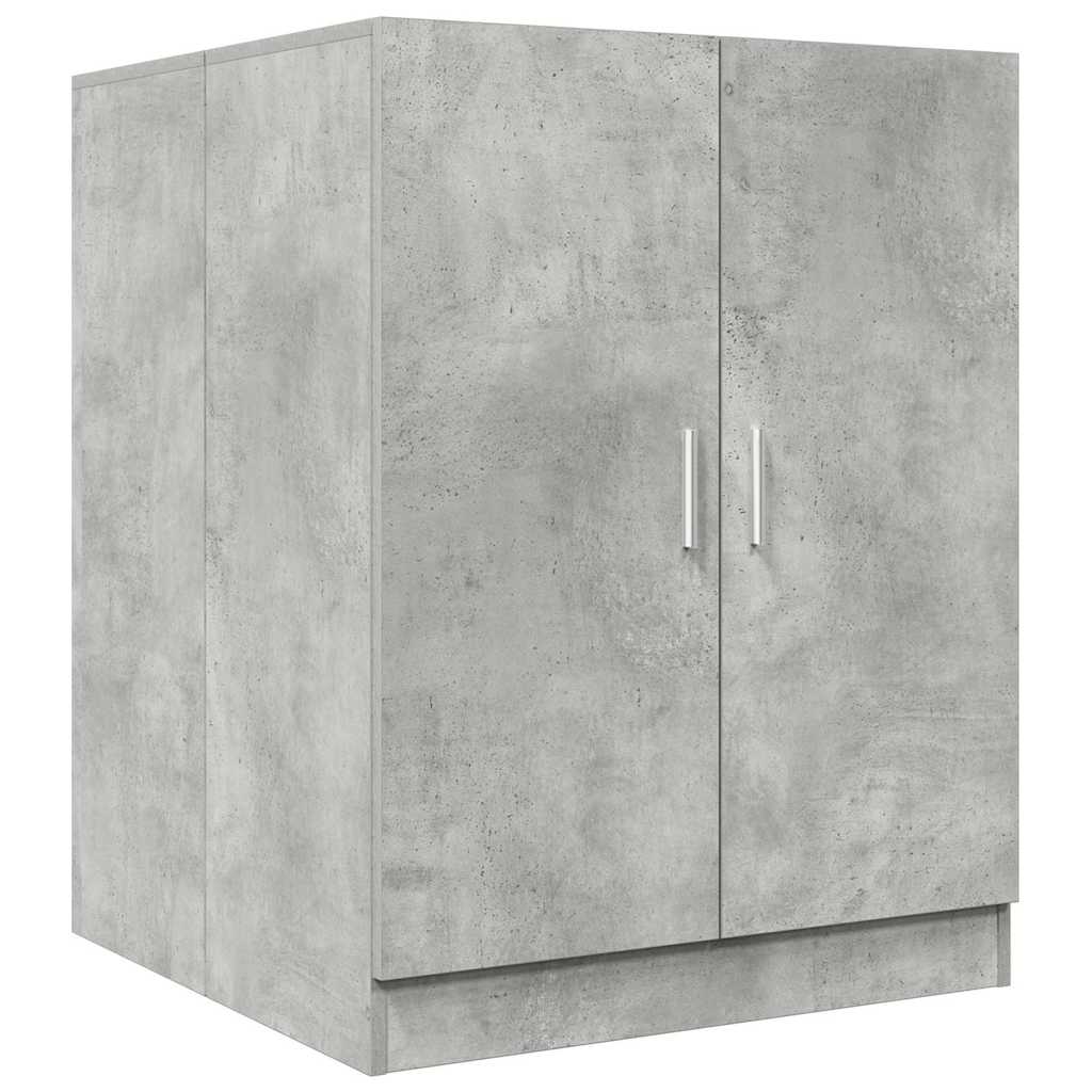 Vidaxl wasmachinekast 70,5x71,5x91,5 cm betongrijs