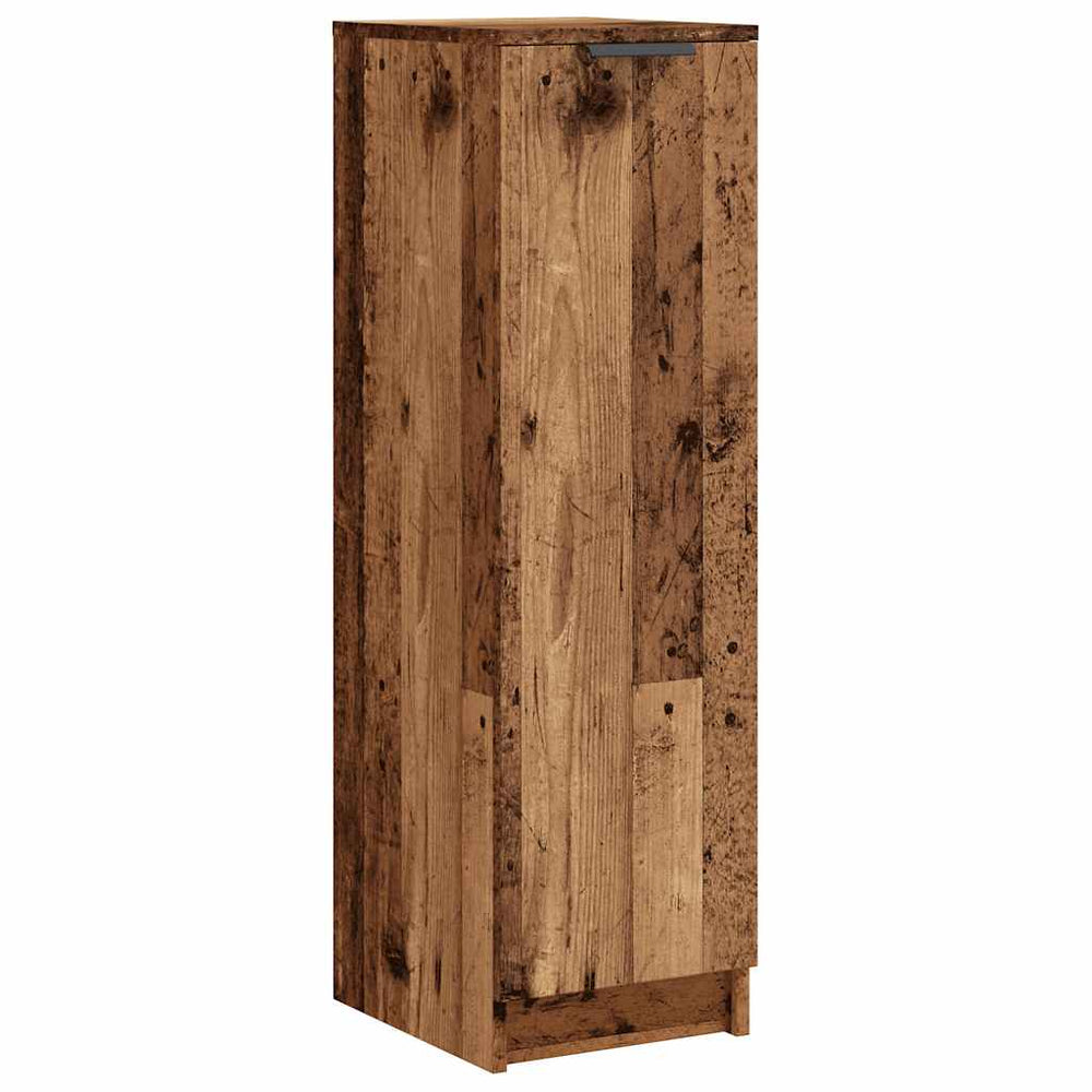Vidaxl schoenenkast 29,5x35x100,5 cm bewerkt hout oud houtkleurig
