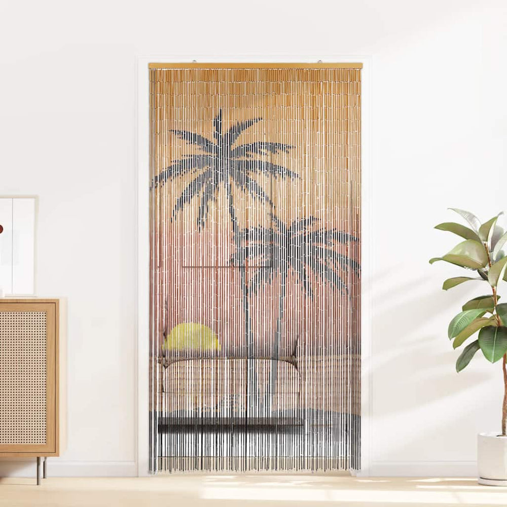Vidaxl insectengordijn 100x200 cm bamboe palmboom print
