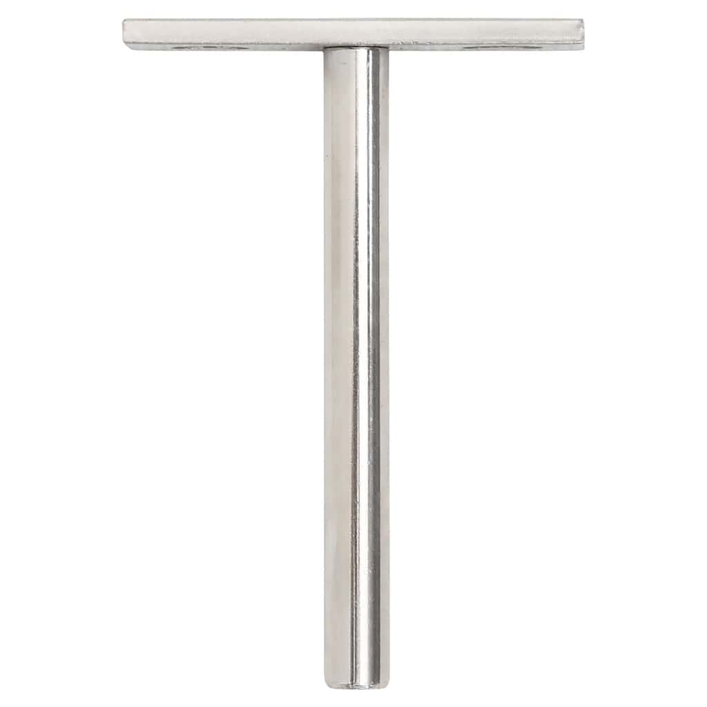 Vidaxl zwevende plankdragers 12st onzichtbaar ø10x100 mm koolstofstaal