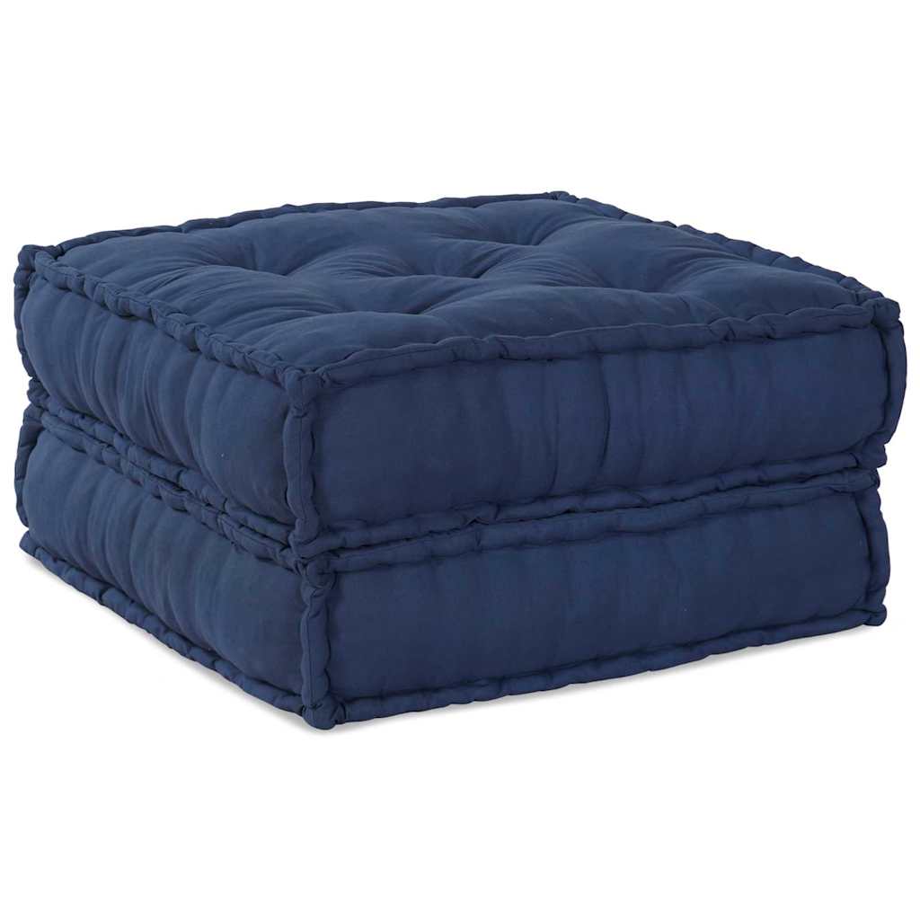 Vidaxl modulair bank 2 pcs indigo 140 x 70 x 36 cm stof