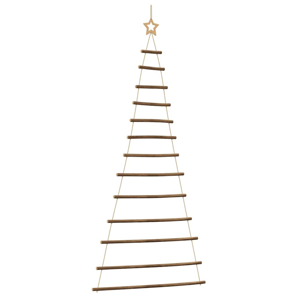 Vidaxl hangende kerstboom met topster 86x180 cm natuurlijke tak
