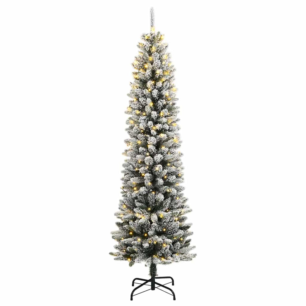 Vidaxl kunstkerstboom met 150 led's en sneeuw 120 cm