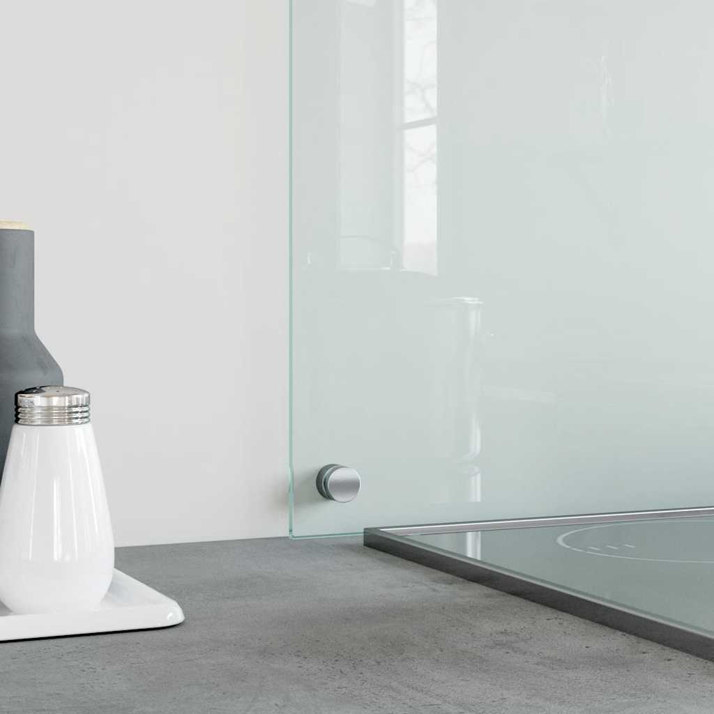 Vidaxl spatschermen keuken 2 st 70x50 cm gehard glas transparant
