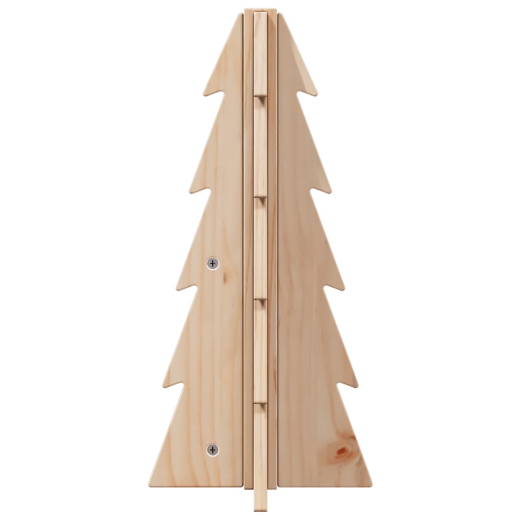 Vidaxl kerstdecoratie kerstboom 49 cm massief groenhout