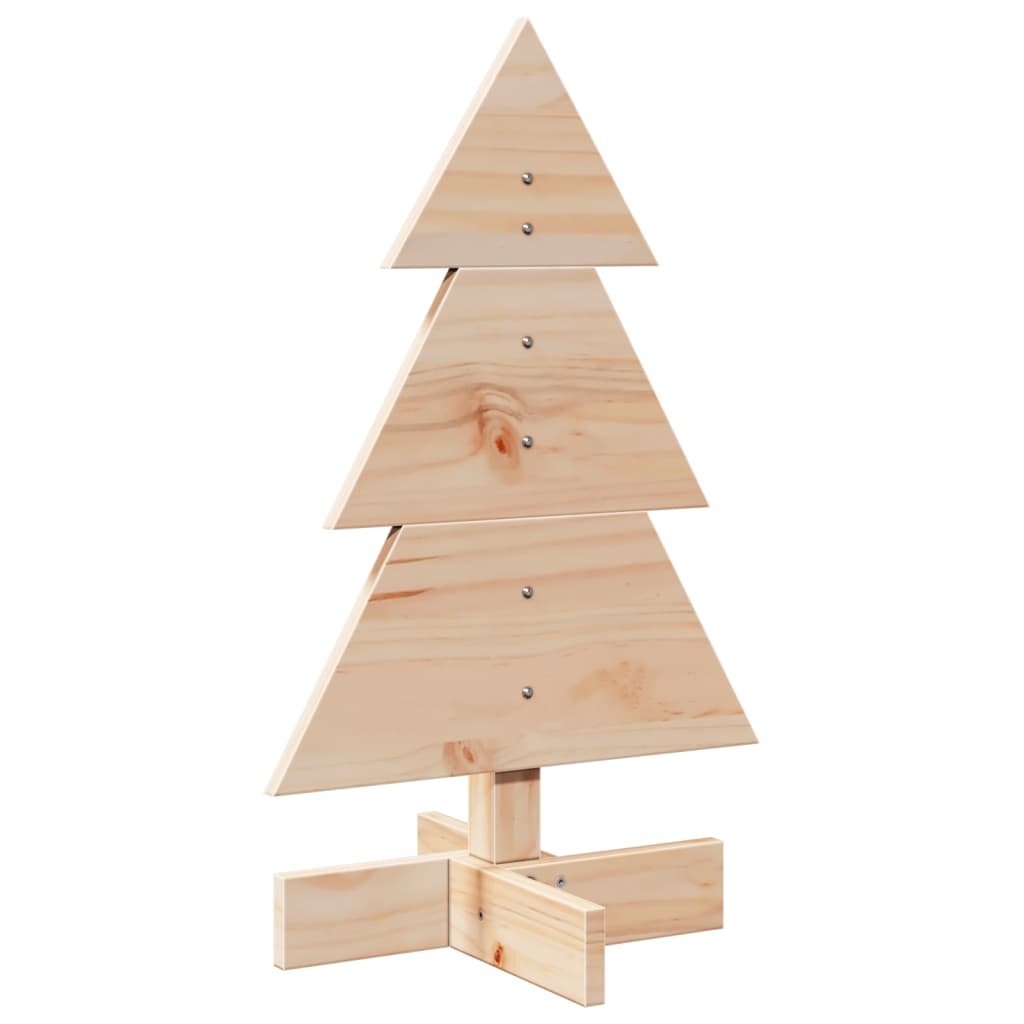 Vidaxl kerstdecoratie kerstboom 60 cm massief groenhout