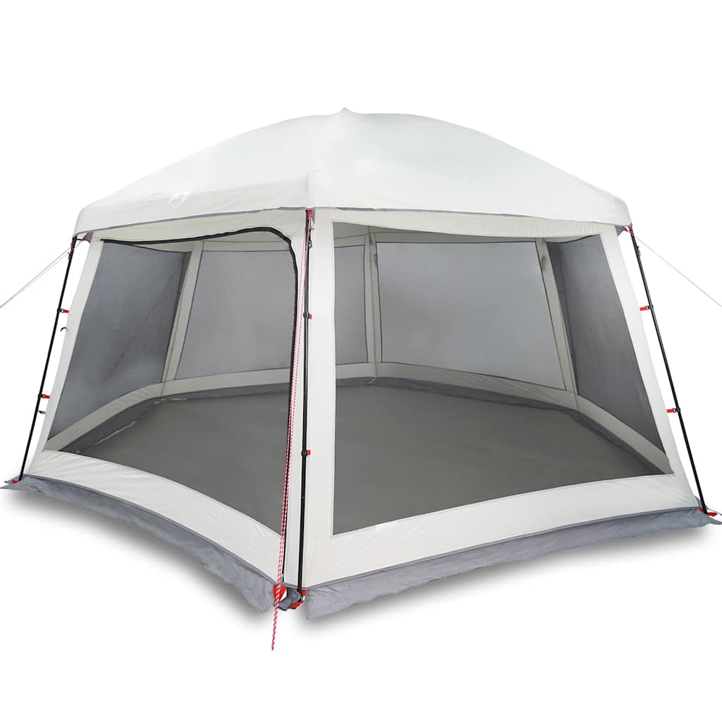 Vidaxl zwembadtent met uitneembare buiten- gaaswanden 512x458 cm grijs