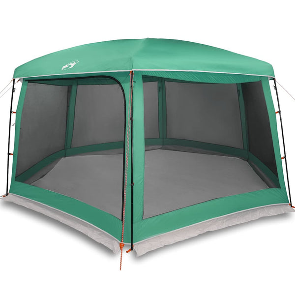 Vidaxl zwembadtent uitneembare buiten- gaaswanden 670x590 cm zeegroen