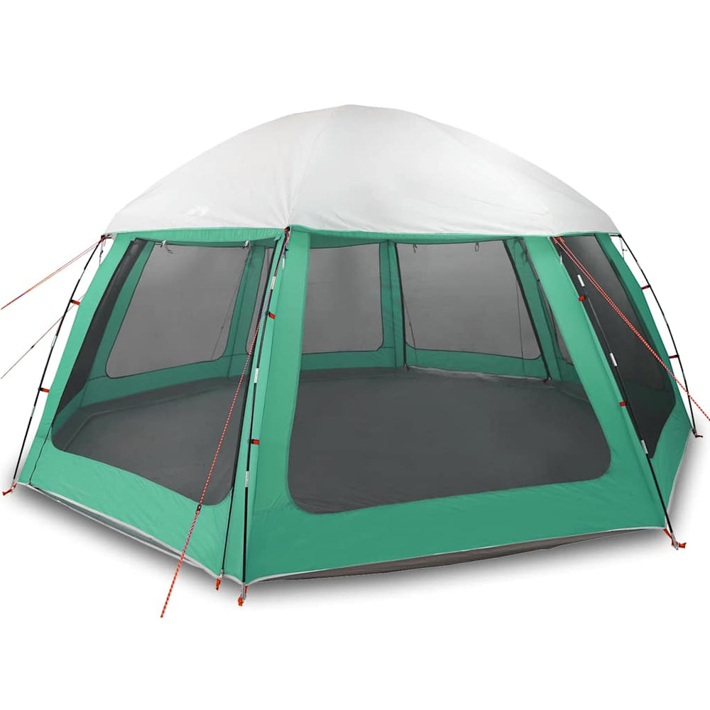 Vidaxl zwembadtent uitneembare buiten- gaaswanden 510x510 cm zeegroen