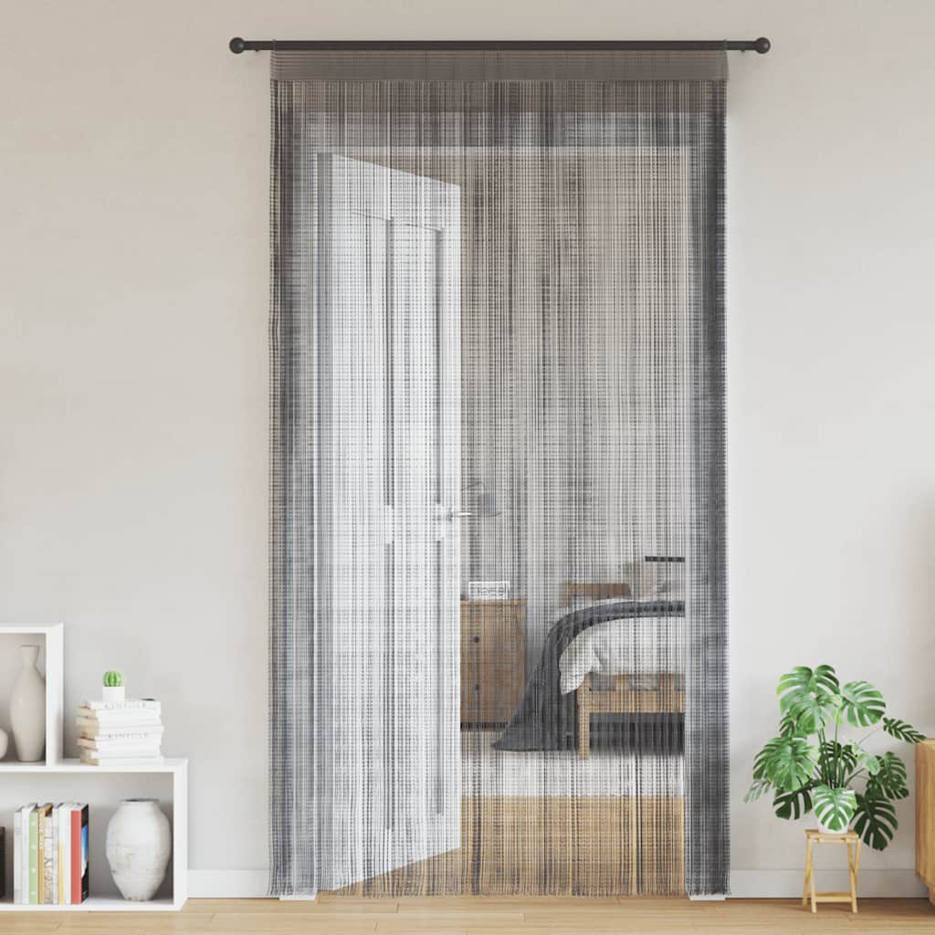 Vidaxl draadgordijnen 2 st antraciet 100x250 cm