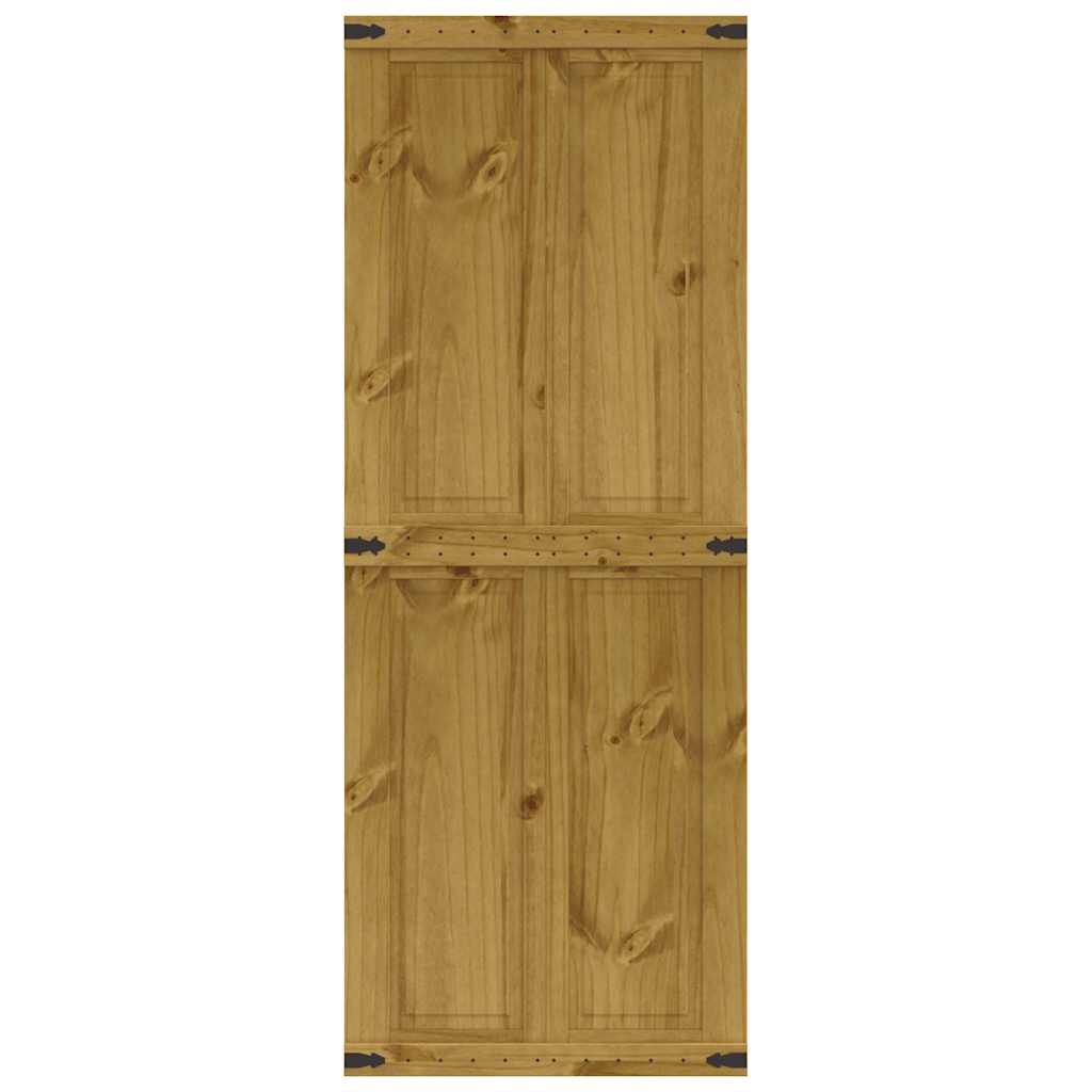 VidaXL Schuifdeur CORONA 70x210 cm massief groenhout