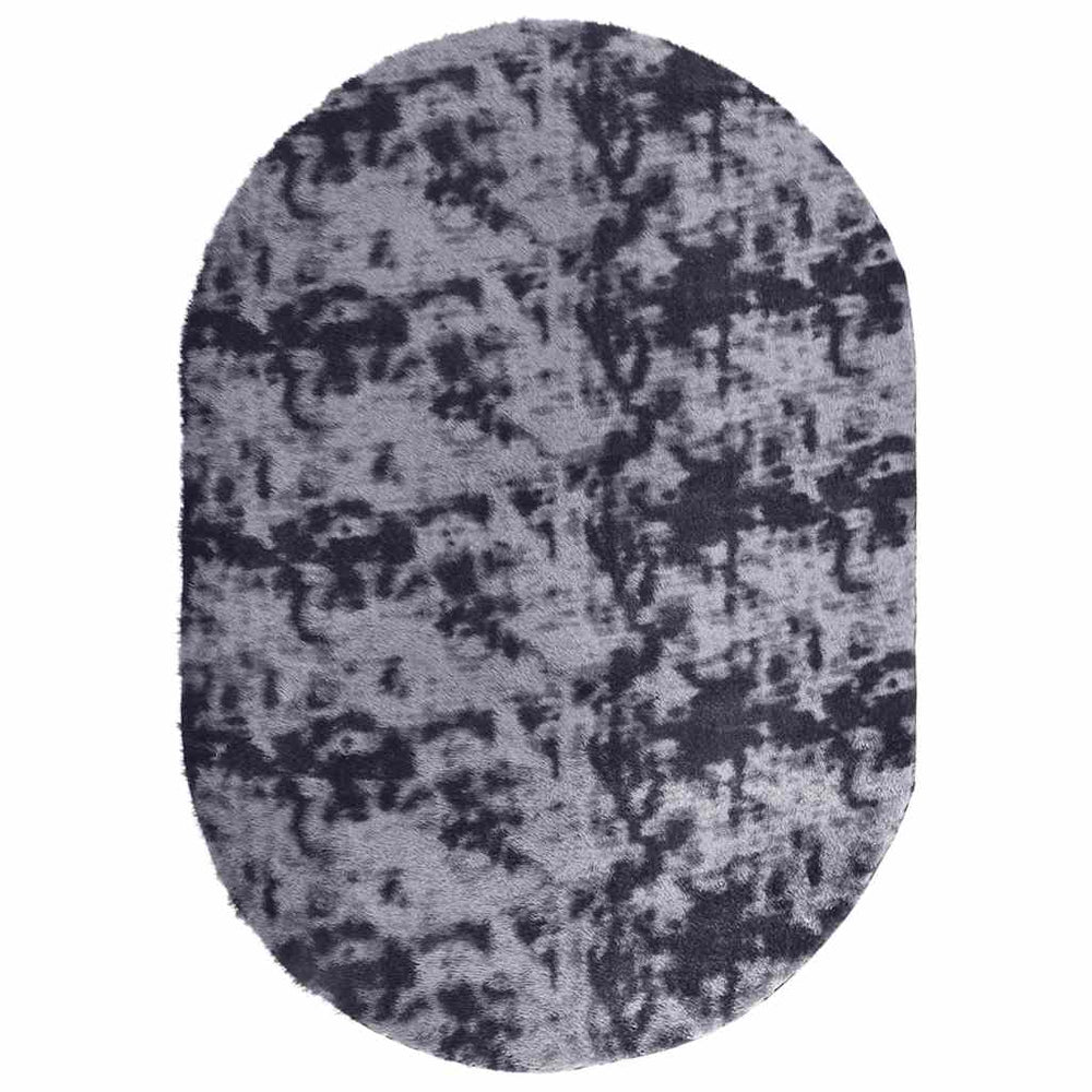 Vidaxl hoogpolig vloerkleed navarra 300x200 cm polyester donkergrijs