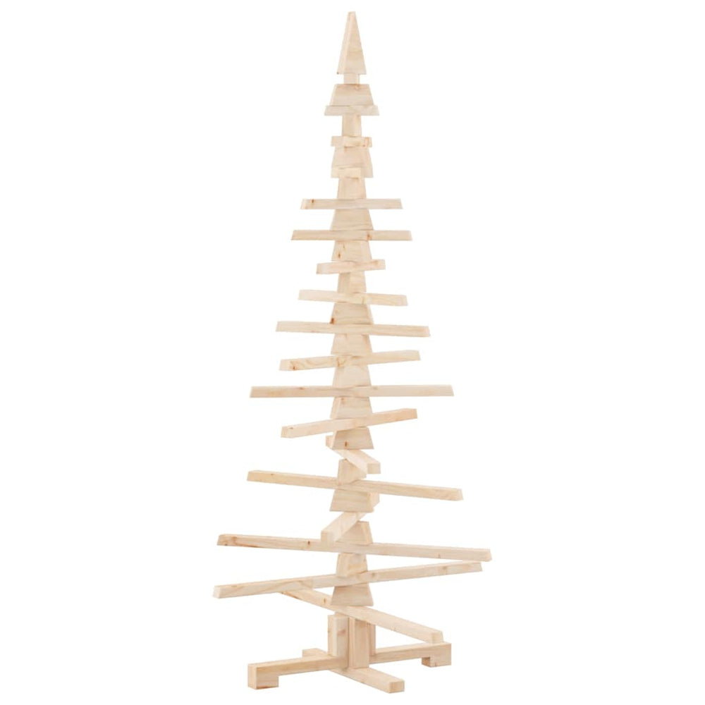 Vidaxl houten kerstboom ter decoratie 150 cm massief grenenhout