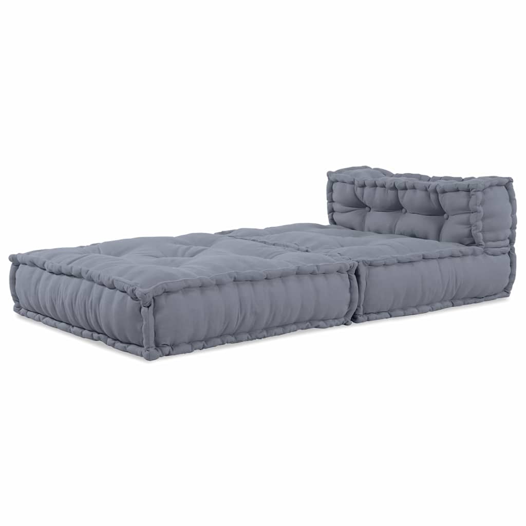 Vidaxl modulair bank grijs 70 x 70 x 56 cm stof