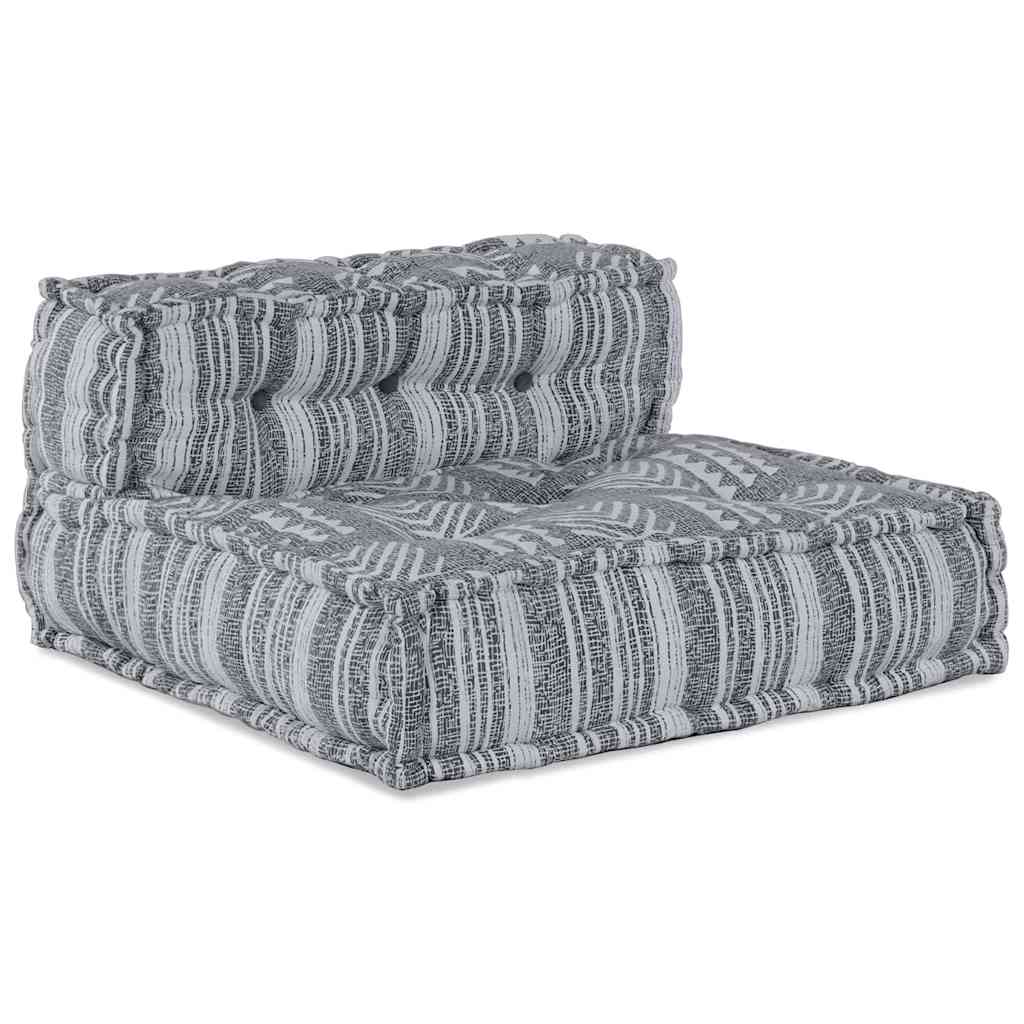 Vidaxl modulair bank grijze print 70 x 70 x 56 cm stof