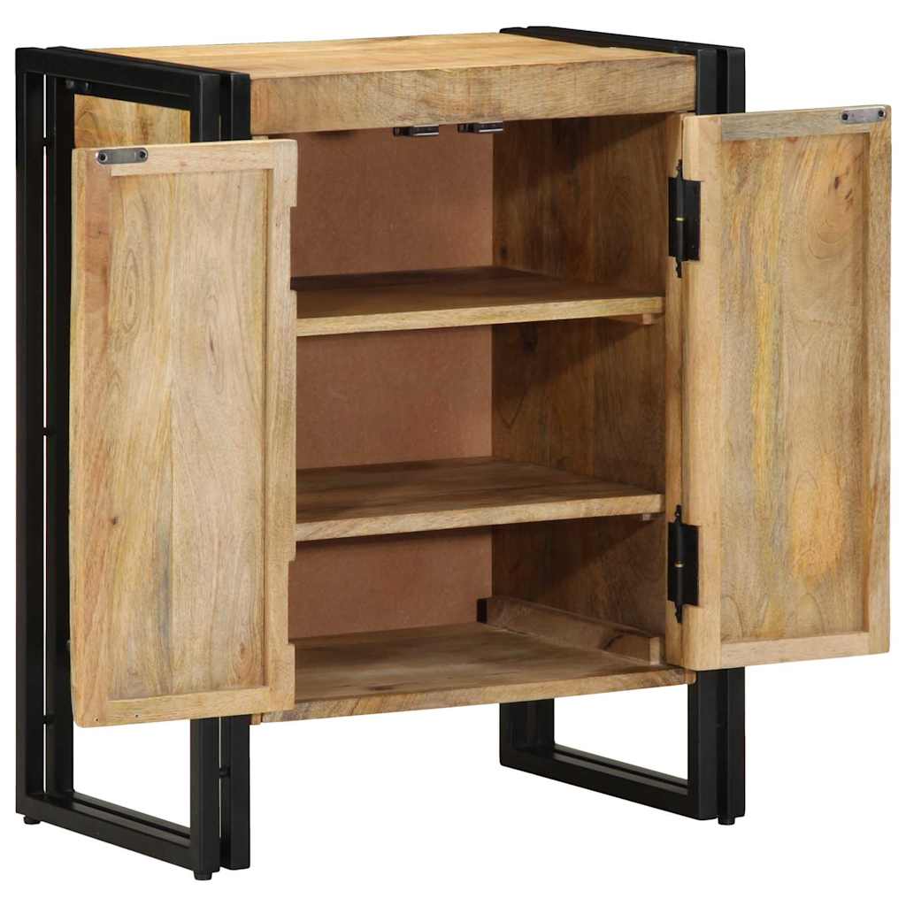 Vidaxl schoenenkast met plank bruin 56 x 35 x 70 cm massief mangohout