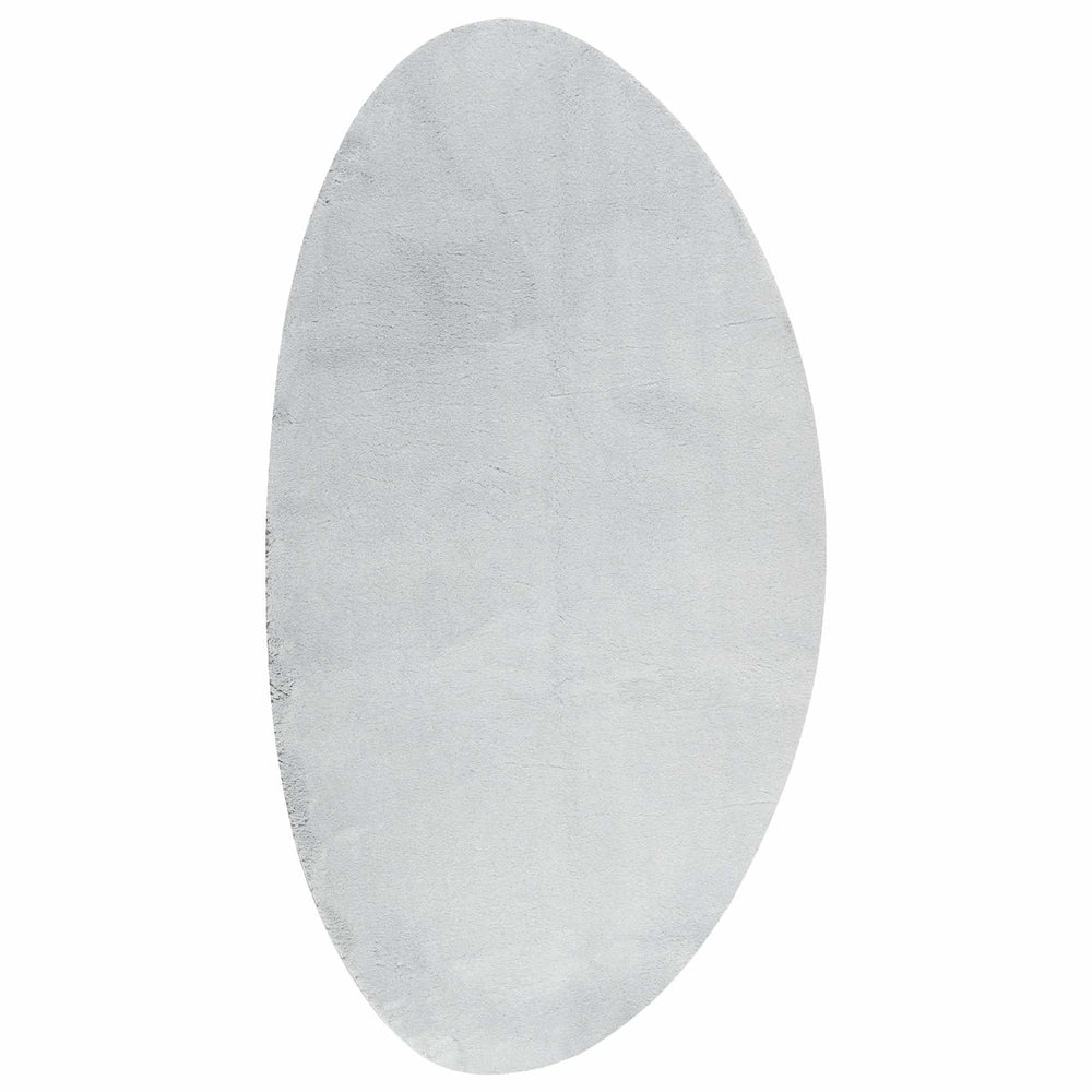 Vidaxl vloerkleden huarte grijs 80 x 150 cm polyester