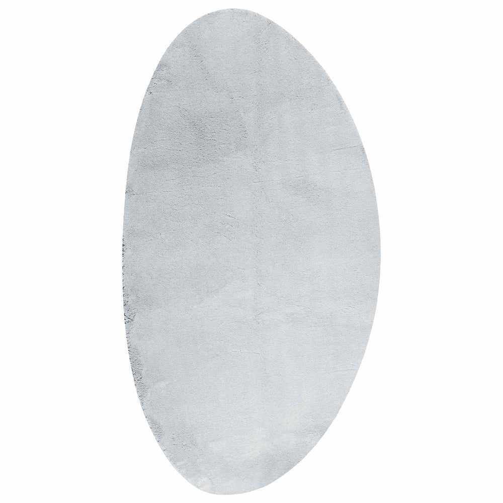 Vidaxl vloerkleden huarte grijs 100 x 200 cm polyester
