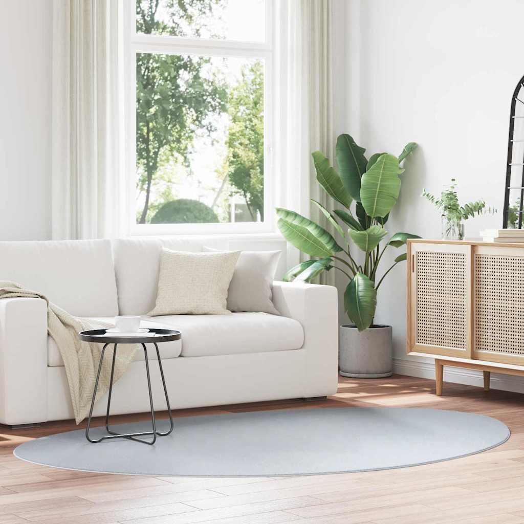 Vidaxl vloerkleden huarte grijs 160 x 230 cm polyester