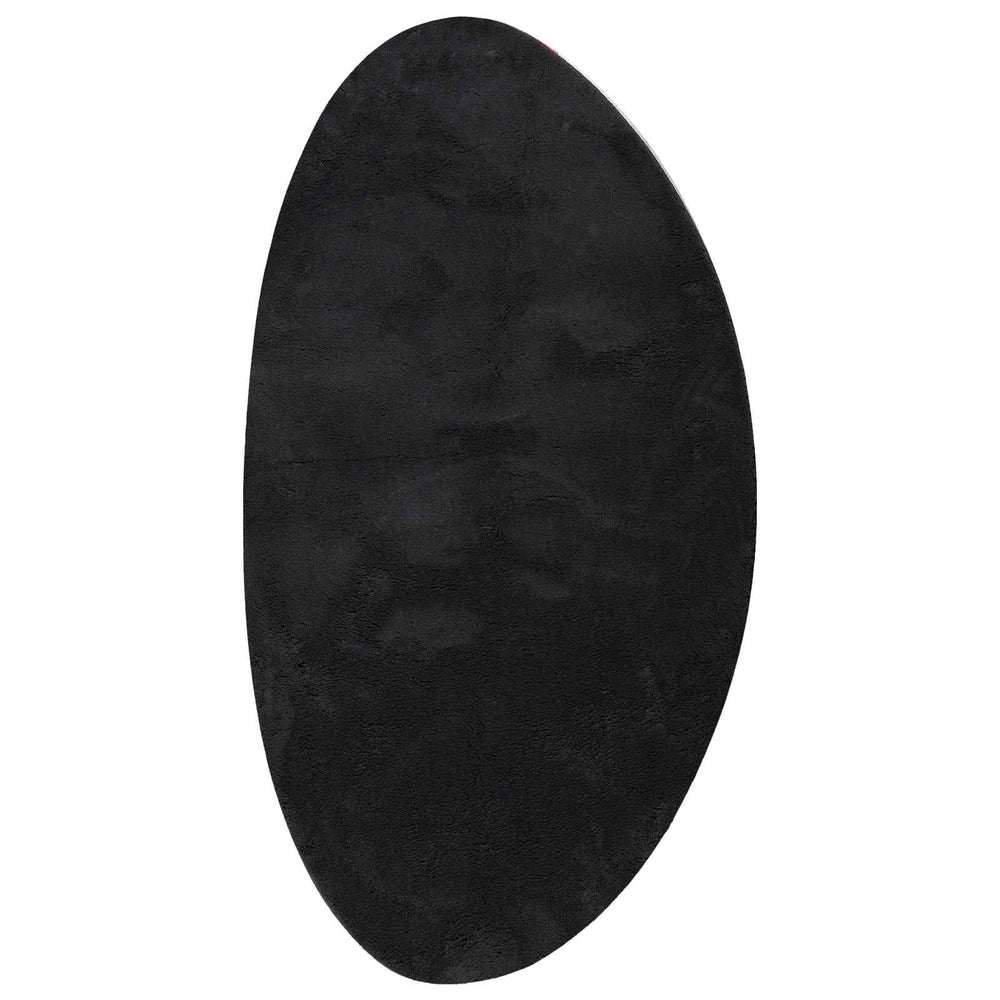 Vidaxl vloerkleden huarte zwart 100 x 200 cm polyester