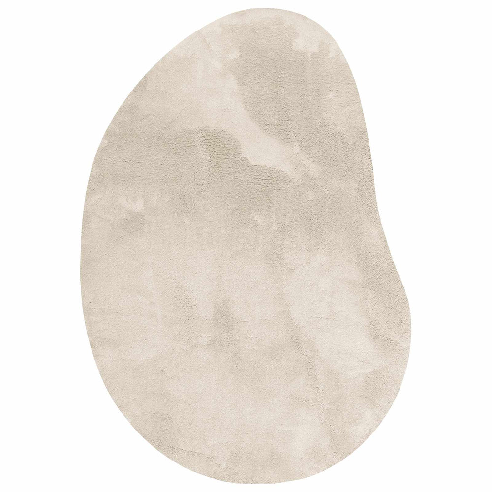Vidaxl vloerkleden huarte beige 120 x 170 cm polyester