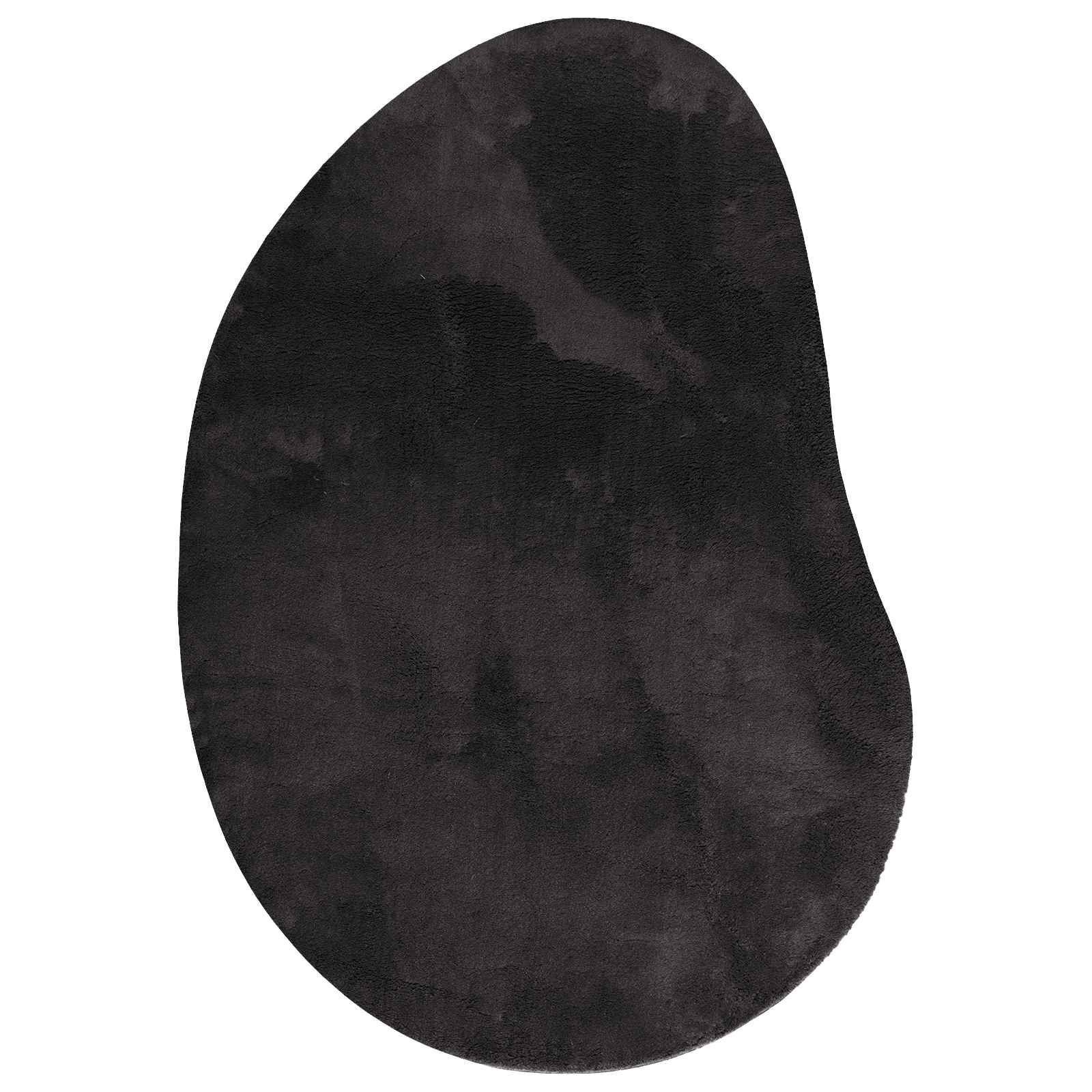 Vidaxl vloerkleden huarte zwart 80 x 150 cm polyester