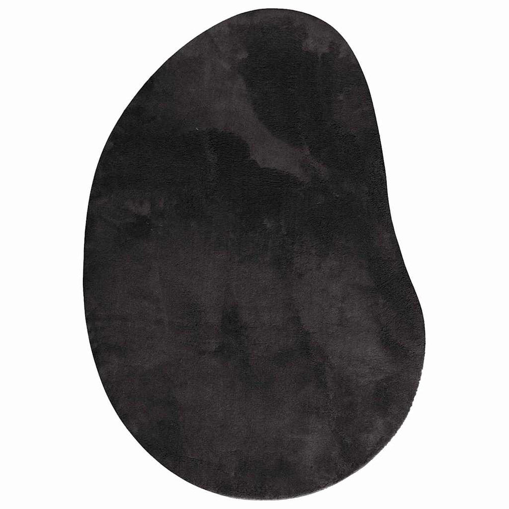 Vidaxl vloerkleden huarte zwart 100 x 200 cm polyester