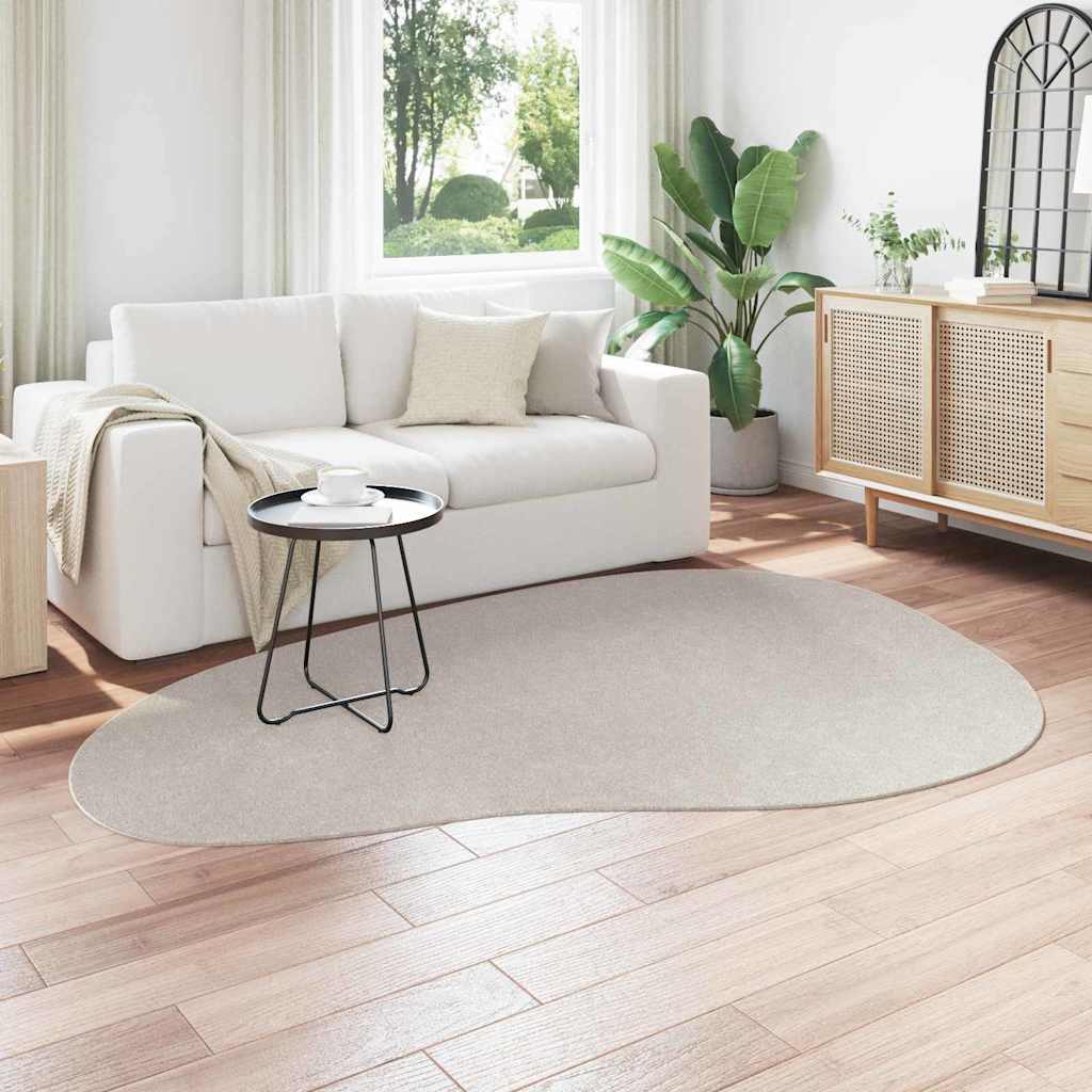 Vidaxl vloerkleden huarte zand 160 x 230 cm polyester