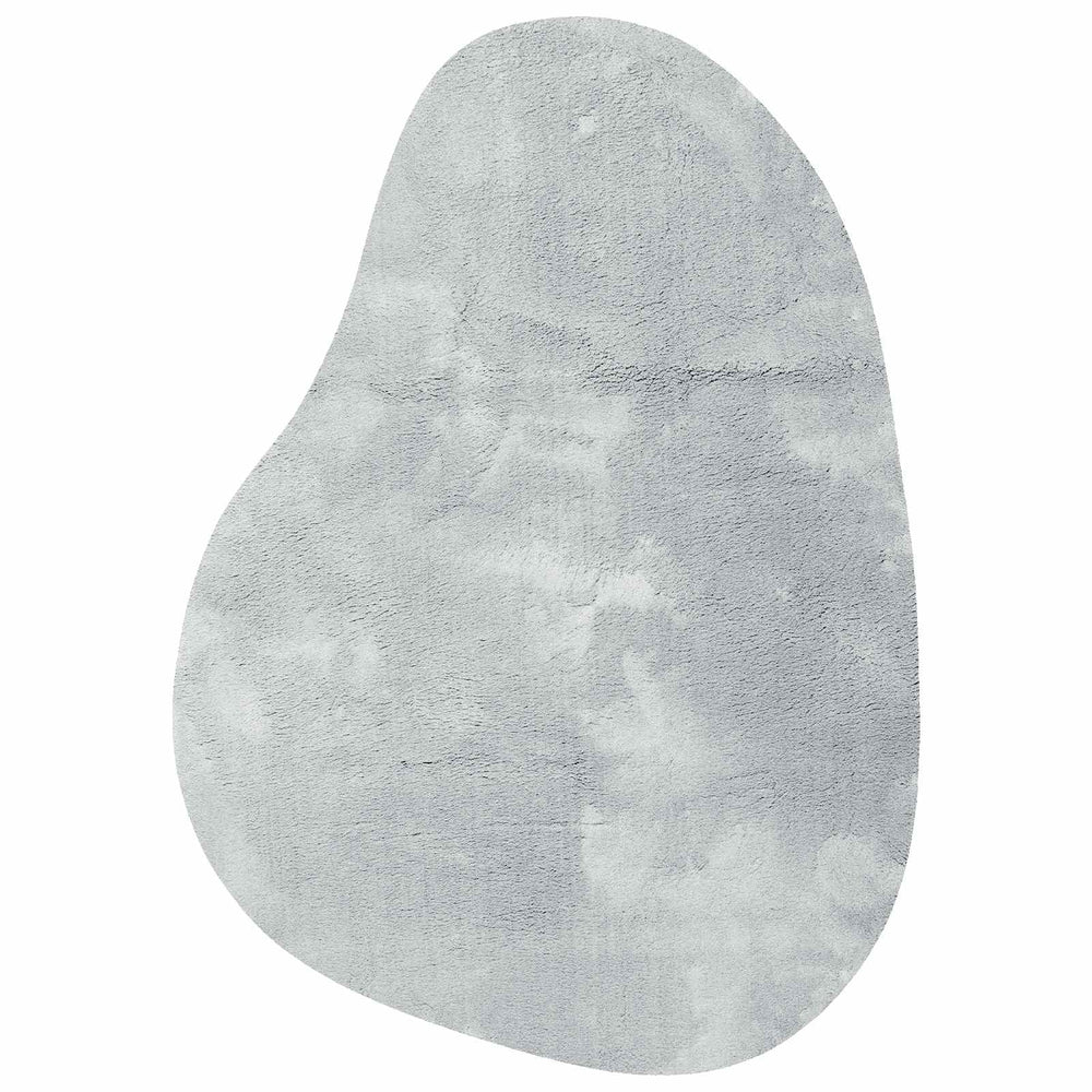 Vidaxl vloerkleden huarte grijs 140 x 200 cm polyester