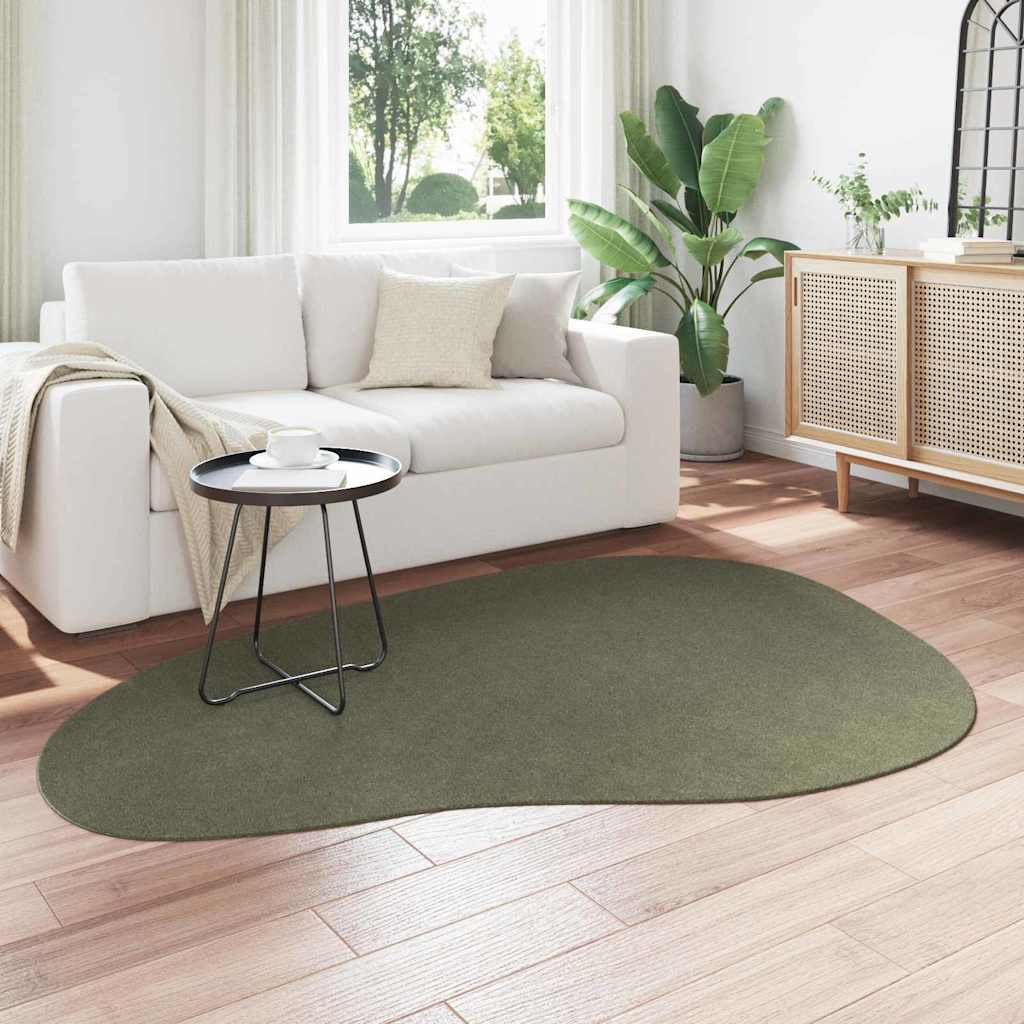 Vidaxl vloerkleden huarte bosgroen 140 x 200 cm polyester