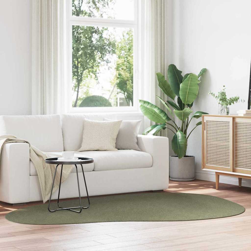 Vidaxl vloerkleden huarte bosgroen 160 x 230 cm polyester