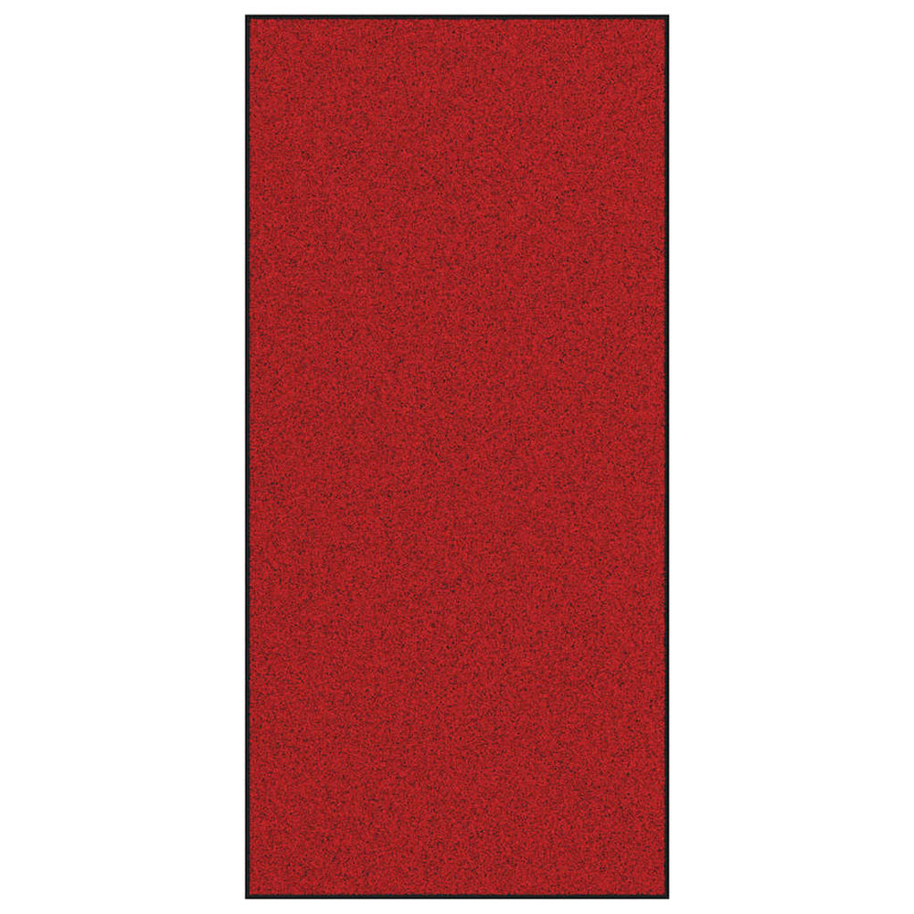 Vidaxl deurmat rood en zwart 120 x 250 cm 100% polyamide