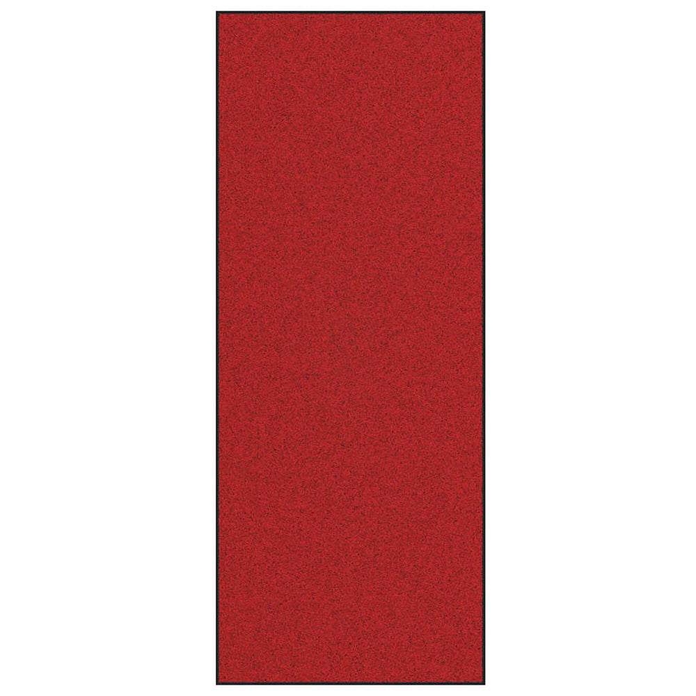 Vidaxl deurmat anders rood en zwart 120 x 300 cm polyamide en pvc