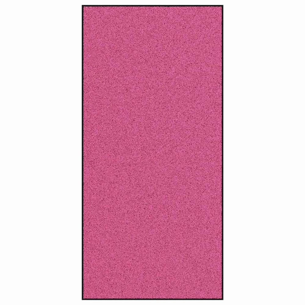 Vidaxl deurmat anders roze en zwart 120 x 250 cm polyamide en pvc