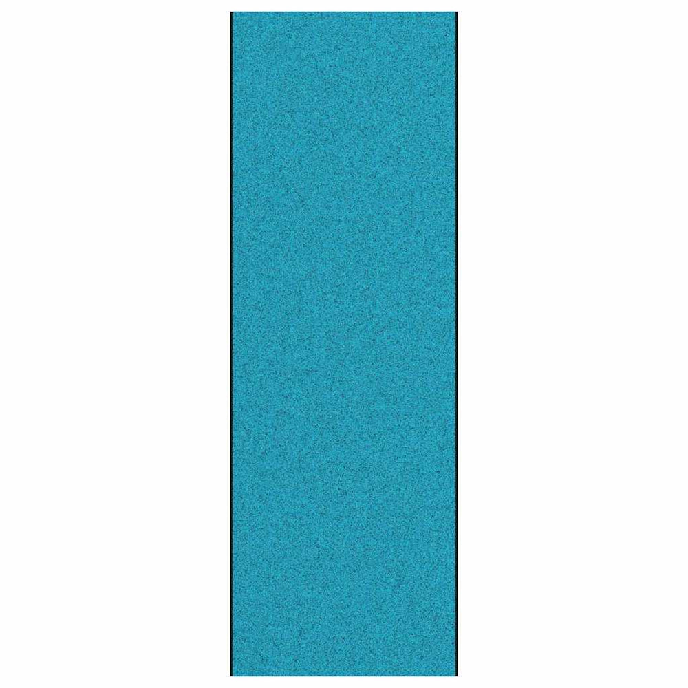 Vidaxl deurmat anders cyaan en zwart 120 x 350 cm polyamide en pvc