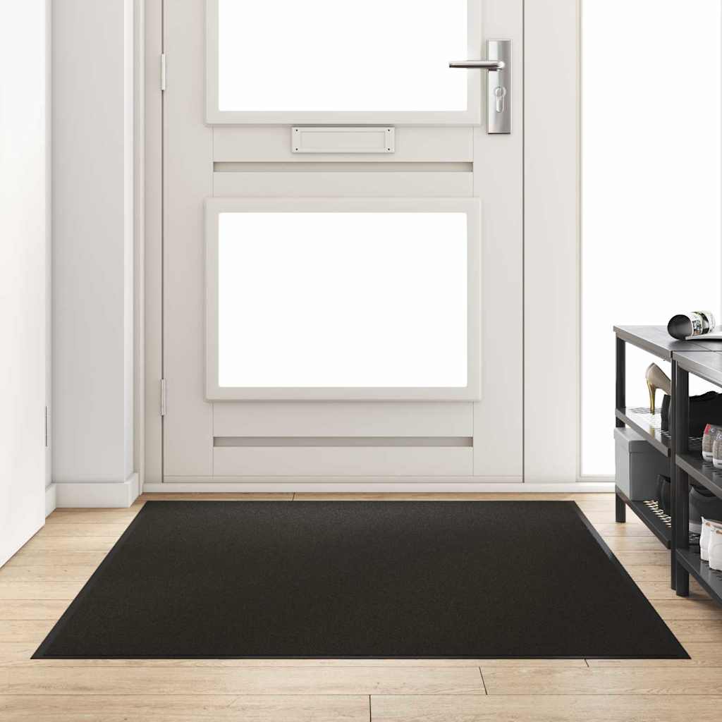 Vidaxl deurmat anders zwart 120 x 180 cm polypropyleen en vinyl