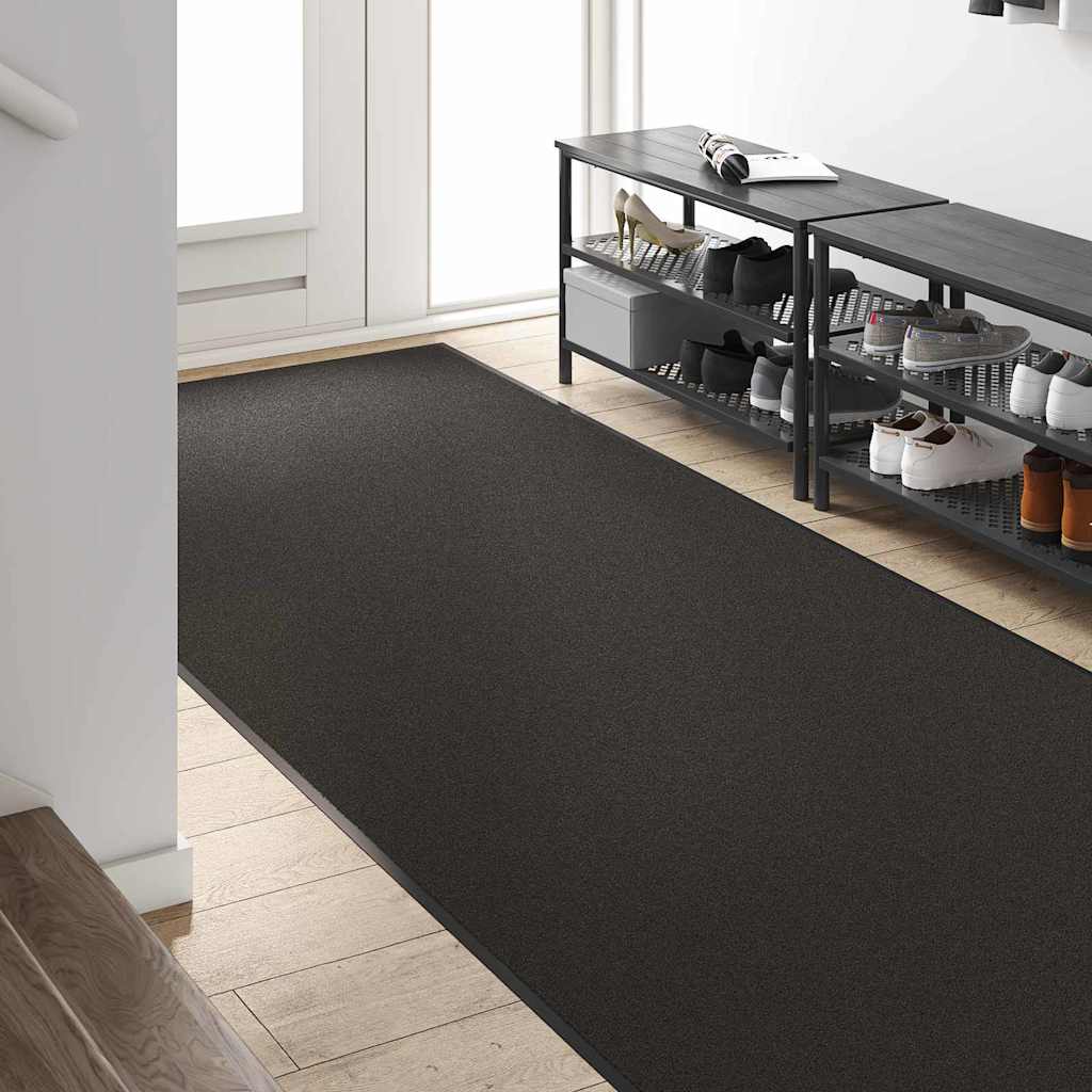 Vidaxl deurmat anders zwart 120 x 250 cm polypropyleen en vinyl