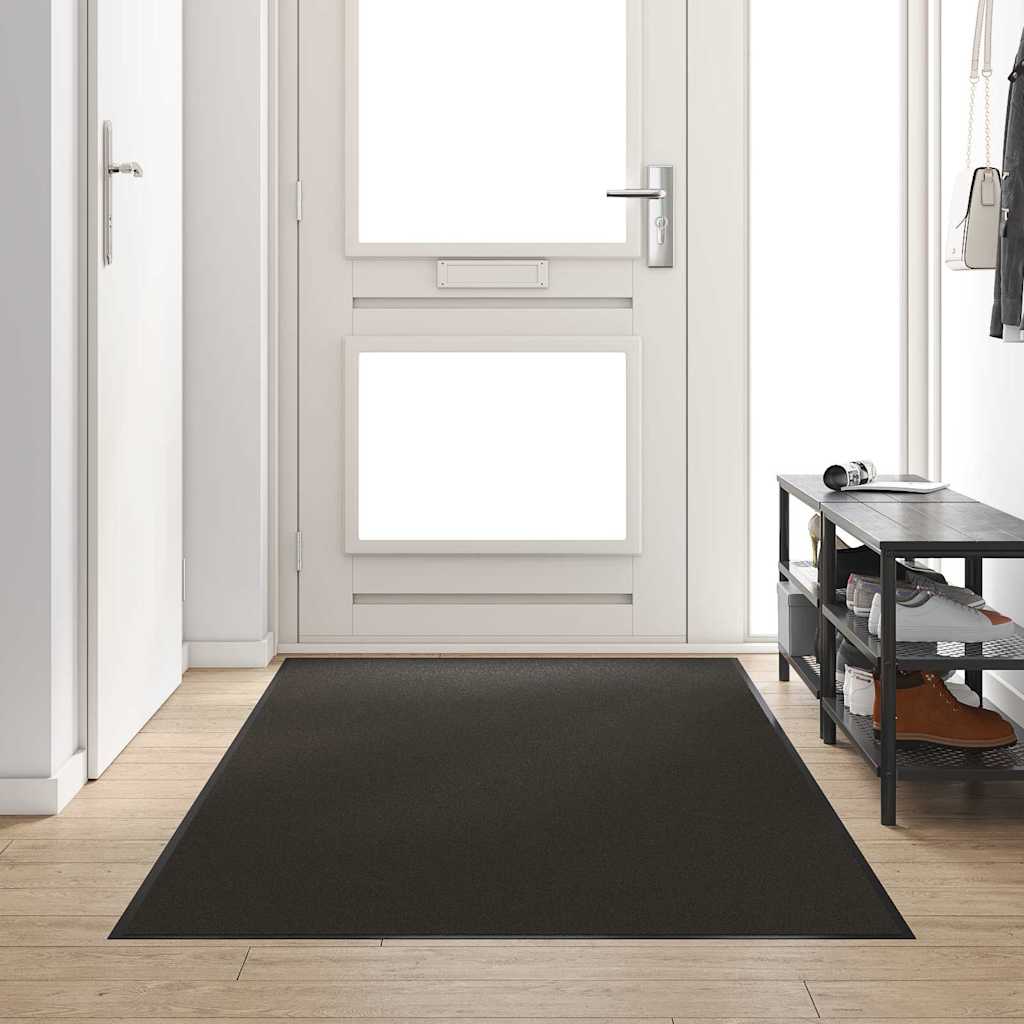 Vidaxl deurmat anders zwart 120 x 250 cm polypropyleen en vinyl